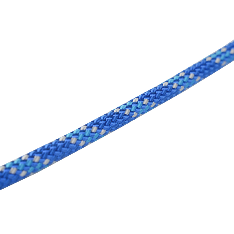 8 mm platt slät polyester flätat rep