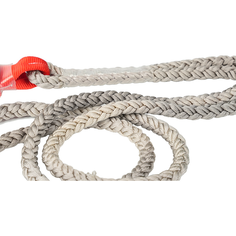 KA-L02 fallskydd tvillinglina med polyamidrep och stötdämpare