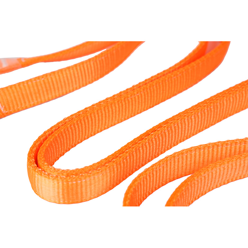 L19 Fallskydd dubbel säkerhetslina med tjocka band och ANSI-krokar