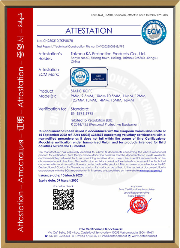 Taizhou KA Protection Products Co., Ltd.